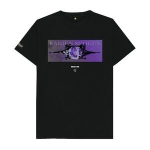 Genshin Impact Unisex Adult Raiden Shogun T-Shirt / Black